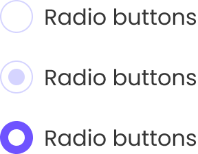Figma radio buttons
