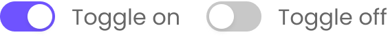 Figma toggles — on and off