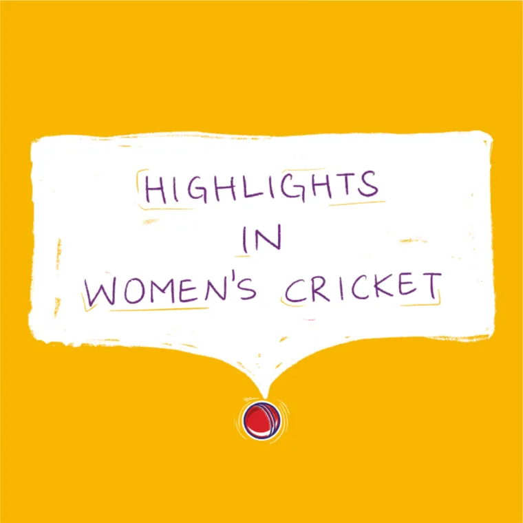 'Highlights in Women's Cricket' title post