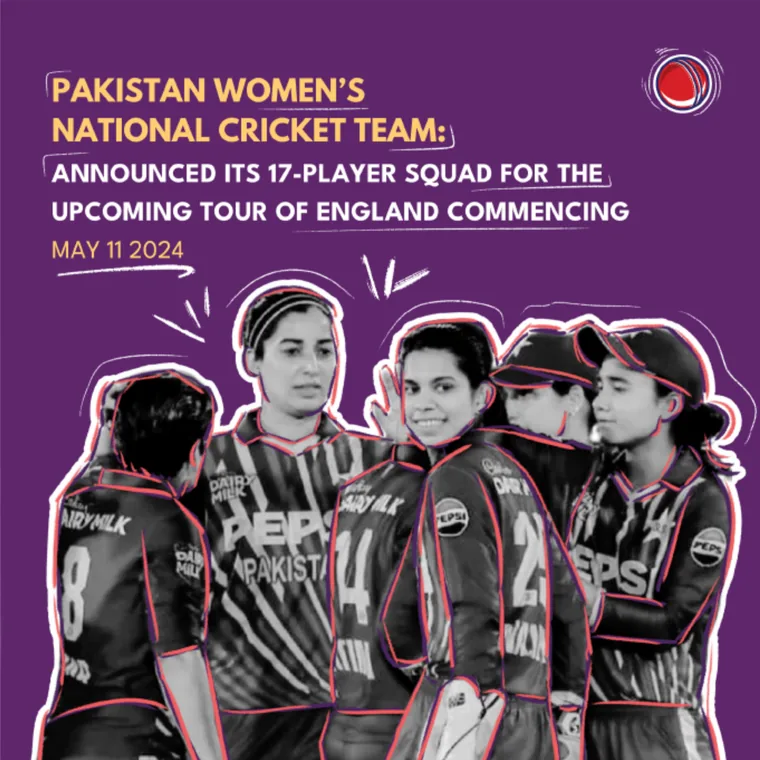 Pakistan women's national cricket team — 17-player England-tour squad post