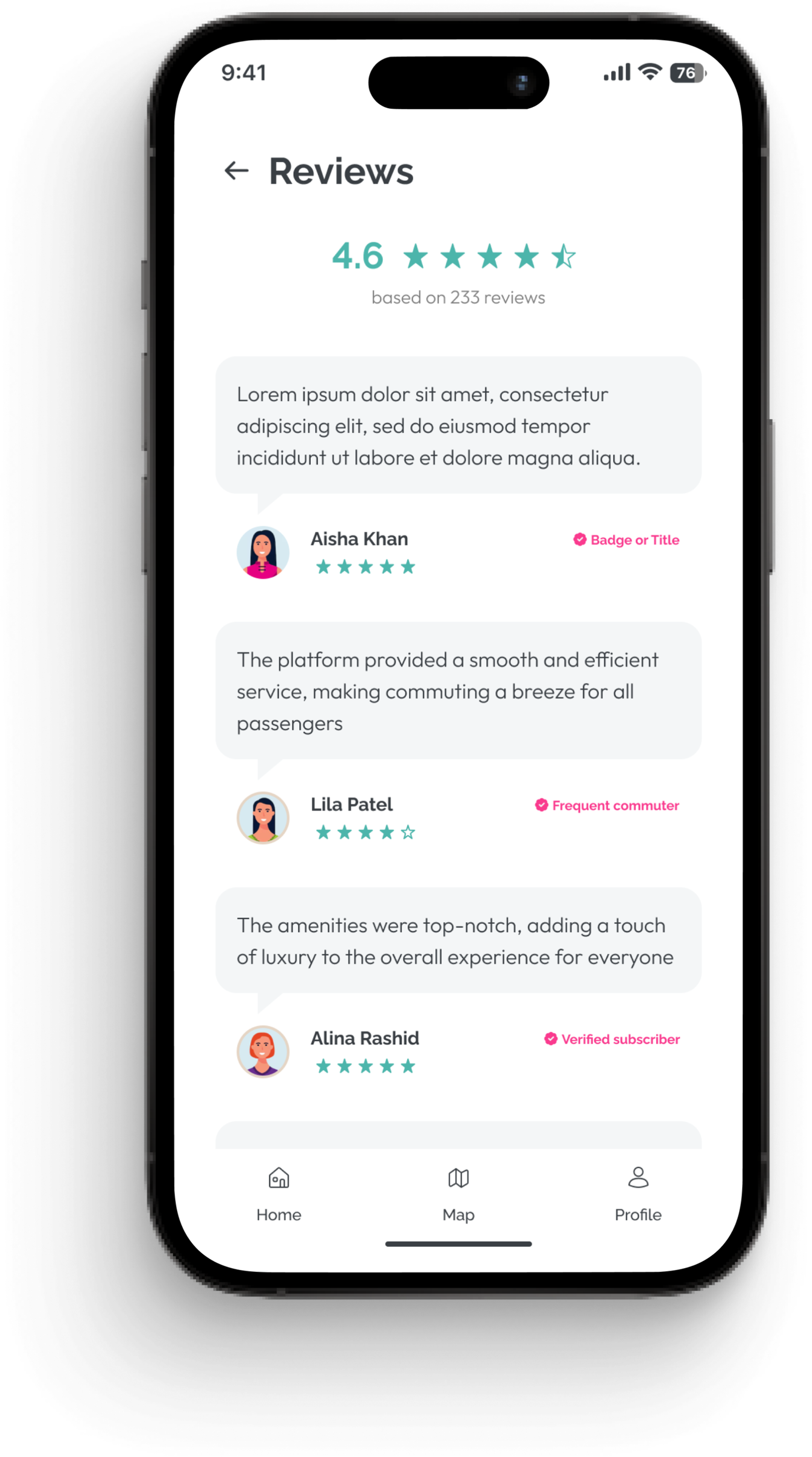 SafeHer reviews — community ratings, 4.6 stars across 233 reviews