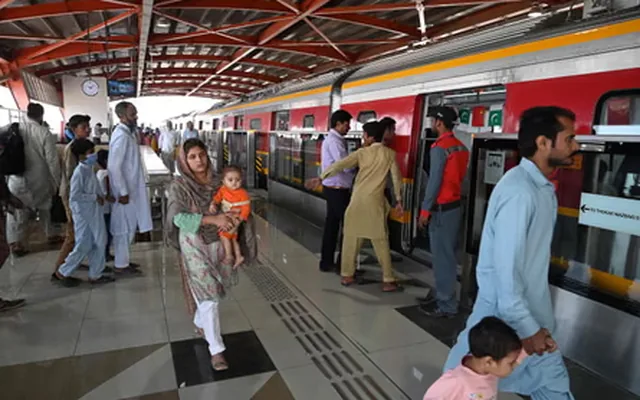 Lahore Orange Line Metro Train
